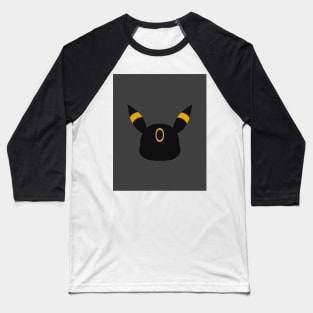 Minimalist Dark Type Baseball T-Shirt